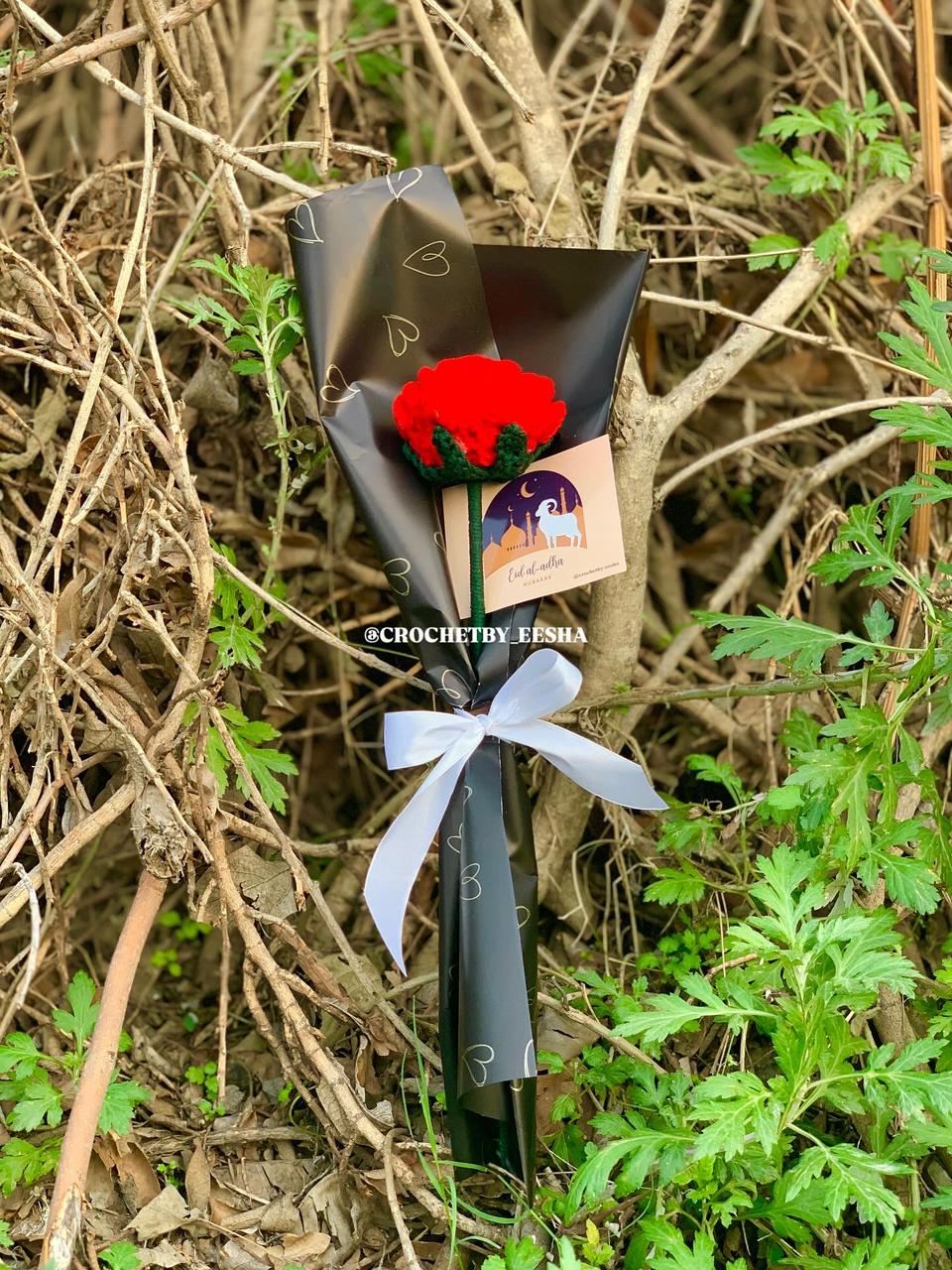 Crochet Rose Bouquet