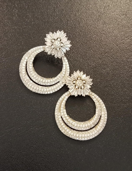 Luxury Starlight Bloom earrings – perfect for daily wear or gifting